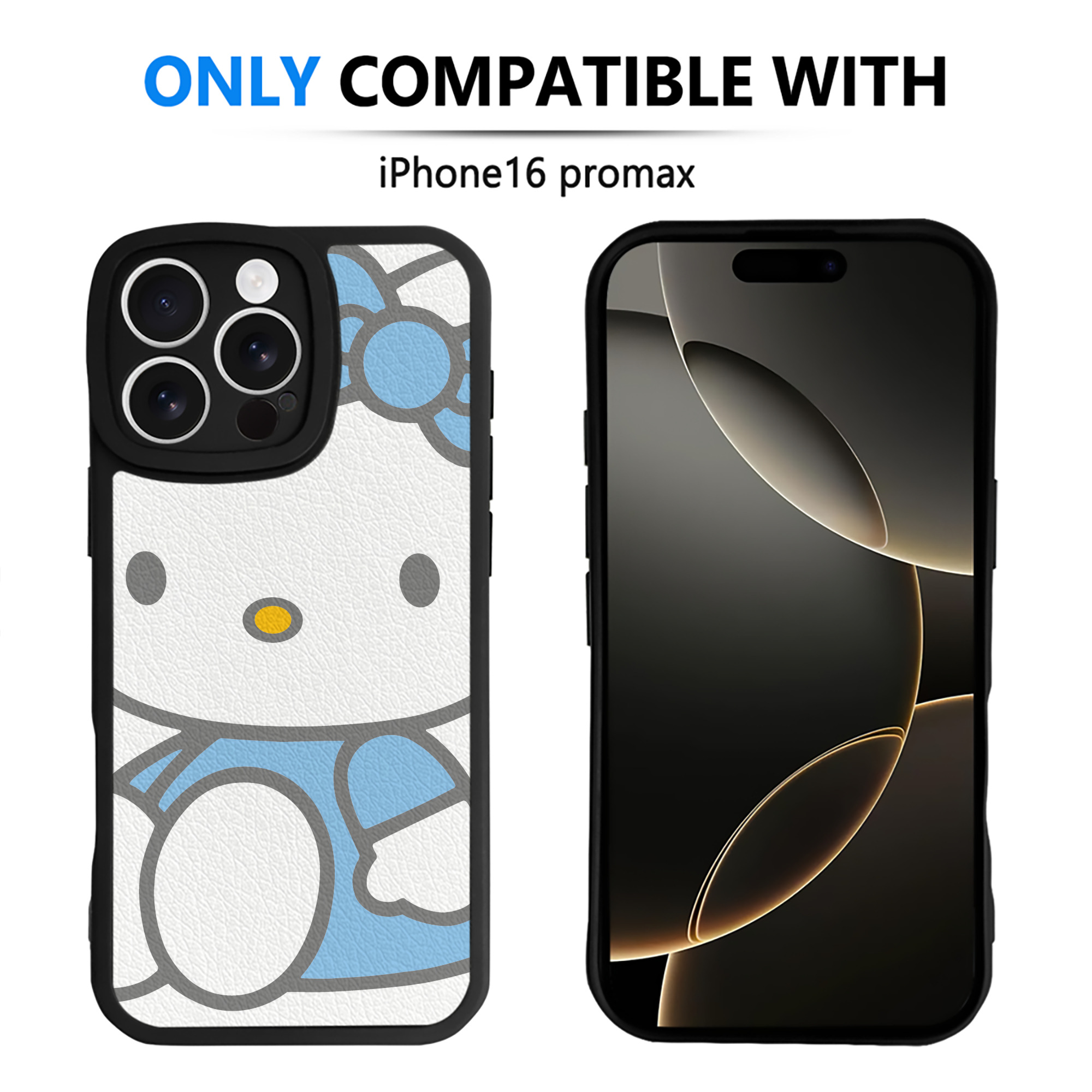（画像用） Hello Kitty ハローキティ 【iPhone 16シリーズ対応】シリコンスマホケース（レザー調） 材質：シリコン